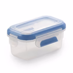 Sp-Berner Super Lock, Container, Rectangular, 0.68 L, Blue, Translucent, Plastic, Plastic