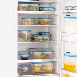 Sp-Berner Super Lock Rectangular Container 1 L Blue, Translucent 1 pc(s)