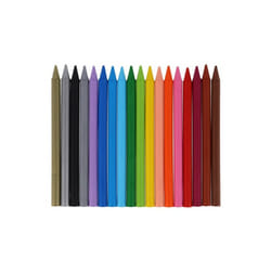 wax crayon Plastidecor coloured junior 18 pcs