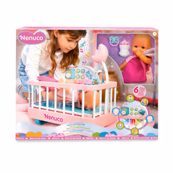 Nenuco 700017203, Doll bed/cot, 3 yr(s), Batteries required, Sound effects, Light effects