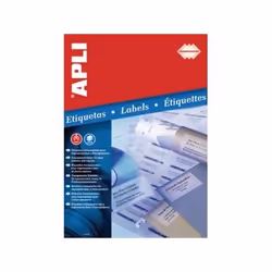 APLI SP-581223, Transparent, A4, Laser, Rectangle, 4.85 cm, 2.54 cm