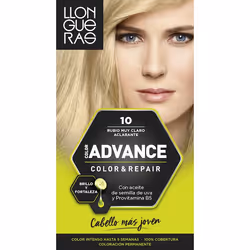 Llongueras Color Advance 10 Very Light Lightening Blonde, Blonde, Very Light Lightening Blonde, Women, All hair, Color-retain ...