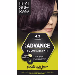 Llongueras Color Advance 4.2 Burgundy, Burgundy, Burgundy, Women, All hair, Color-retaining, Nourishing, Shine, Strengthening ...