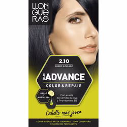 Llongueras Color Advance 2.10 Blue Black, Black, Blue Black, Women, All hair, Color-retaining, Nourishing, Shine, Strengtheni ...