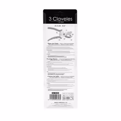 3 Claveles 00308 pruning shears Bypass Red