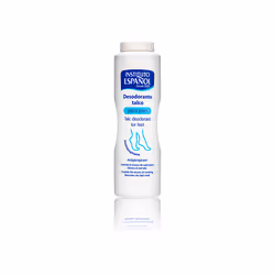 Instituto Español Deodorant for Feet, 185 ml, Unisex, Antiperspirant, Powder sheets, Bottle, 185 ml, Talc, Aluminum Chlorohyd ...