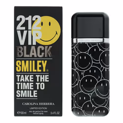 Carolina Herrera 212 VIP Black Smiley Limited Edition 100 EDP Spray