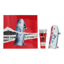 Carolina Herrera 212 Heroes Gift Set 90ml EDT Spray + 100ml Shower Gel