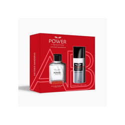 Antonio Banderas Power Of Seduction 2 Piece Gift Set: 100ml EDT Spray - Deodorant Spray 150ml