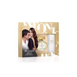 Antonio Banderas Her Golden Secret 2 Piece Gift Set: Eau de Toilette 80ml - Deodorant Spray 150ml