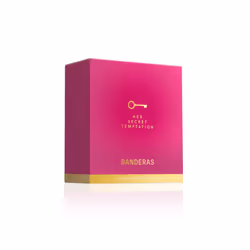Banderas Perfumes - Her Secret Temptation - Eau de Toilette for Women - Long Lasting - Romantic and Femenine Fragance - Oriental and Sweet Notes -