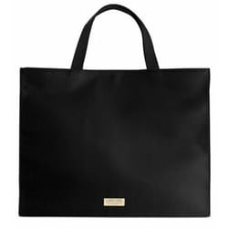 Carolina Herrera Good Girl Black Satin Tote Bag