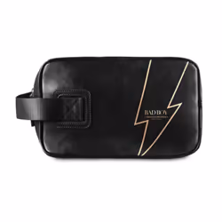 Carolina Herrera Black Bad Boy Overnight/ Toiletry/ Wash Bag