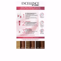 Excellence Creme tinte #4,54 castaño caoba cobrizo