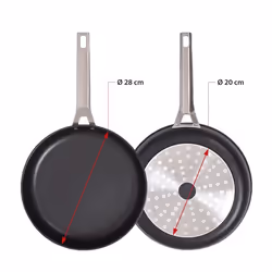 Valira 4667/25 frying pan All-purpose pan Round