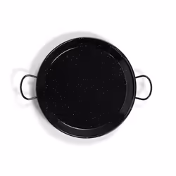 La Valenciana Enamelled Steel Paella Pan 34 cm 34cm Black