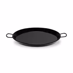 La Valenciana Enamelled Steel Paella Pan  34 cm  34cm  Black