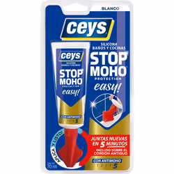 CEYS 505683, 70 ml, Silicone sealant, Suitable for indoor use, White