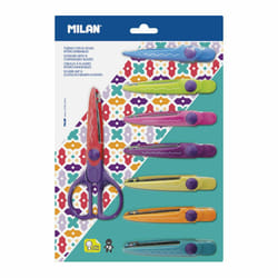 Milan 14930908 stationery/craft scissors Art & Craft scissors Figure cut Multicolour