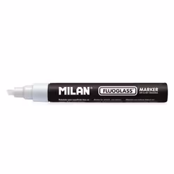 Milan 591291012, 12 pc(s), White, Chisel tip, Black, White, Round, 4 mm