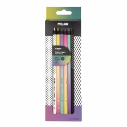 Milan 071522206, Black, Green, Lilac, Pink, White, Yellow, 6 pc(s)