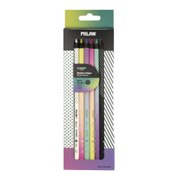Milan 071522206 colour pencil Black, Green, Lilac, Pink, White, Yellow 6 pc(s)
