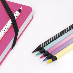 Milan 071522206 colour pencil Black, Green, Lilac, Pink, White, Yellow 6 pc(s)