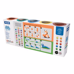 Milan 913510B pottery/modelling compound Modeling dough 850 g Multicolour 10 pc(s)