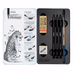 Milan Todographite Graphite pencil Metal box