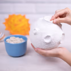 Milan Bag 200 g white papier-mâché powder