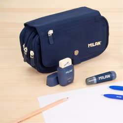 Milan 08149SNCB pencil case Soft pencil case Polyester Blue