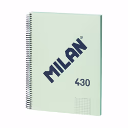 Milan 57143E80GR, Image, Green, A4, 80 sheets, 95 g/m², Hardcover