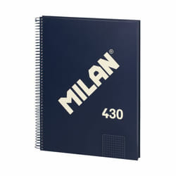 Milan 57143E80B writing notebook A4 80 sheets Blue