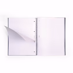 Milan 57143E80B writing notebook A4 80 sheets Blue