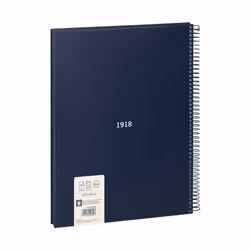 Milan 57143E80B writing notebook A4 80 sheets Blue