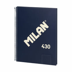 Milan 57142E80B writing notebook A4 80 sheets Blue
