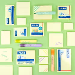 Milan 85401 note paper Rectangle Yellow 100 sheets Self-adhesive