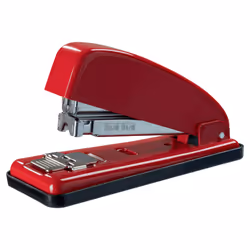 Petrus 44793, 30 sheets, Red, Standard clinch, 22/6, 24/6, 26/6, Metal, 80 g/m²