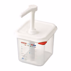 Araven Sauce Dispenser GN 1/6 Transparent 2.6Ltr