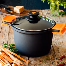 BRA A273905 saucepan 6.8 L Round Black, Orange - Additional view 5