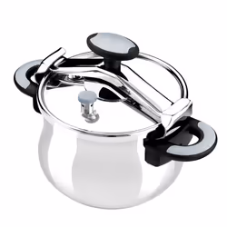 BRA A185502, 6 L, Gas, Induction, Silver, 22 cm, Stainless steel, Bakelite