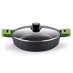 BRA Prior, 2.3 L, Round, Black, Aluminium, Teflon Classic, Black