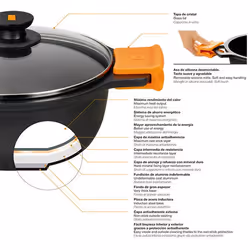 BRA Efficient A271124 frying pan All-purpose pan Round