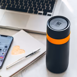 BRA Efficient A198107 vacuum flask 0.5 L Black, Orange