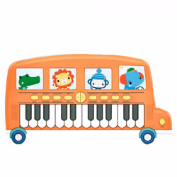 Musical Toy Fisher Price Electric Piano Bus