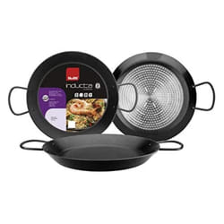 IBILI Non-Stick Cast Aluminum Paella Pan Skillet Suitable for All Cooking Methods Induction Great for Camping and Outdoor Cooking  Made in Spain 16.5