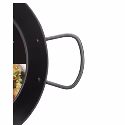IBILI Non-Stick Cast Aluminum Paella Pan Skillet Suitable for All Cooking Methods Induction Great for Camping and Outdoor Cooking  Made in Spain 16.5