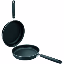 IBILI Reinforced Cast Aluminum Omelette Pan, Frittata Frying Pan Non-Stick with Bakelite Handles Double Sided for Easy Flippi ...