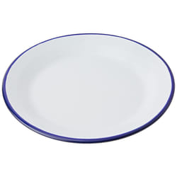 IBILI  ""Blanca Plain Plate  White/Blue  28 x 2.5 cm