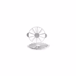 Cake and Pie 10/12 Portion Measurer, White, 26 x 26 x 4 cm